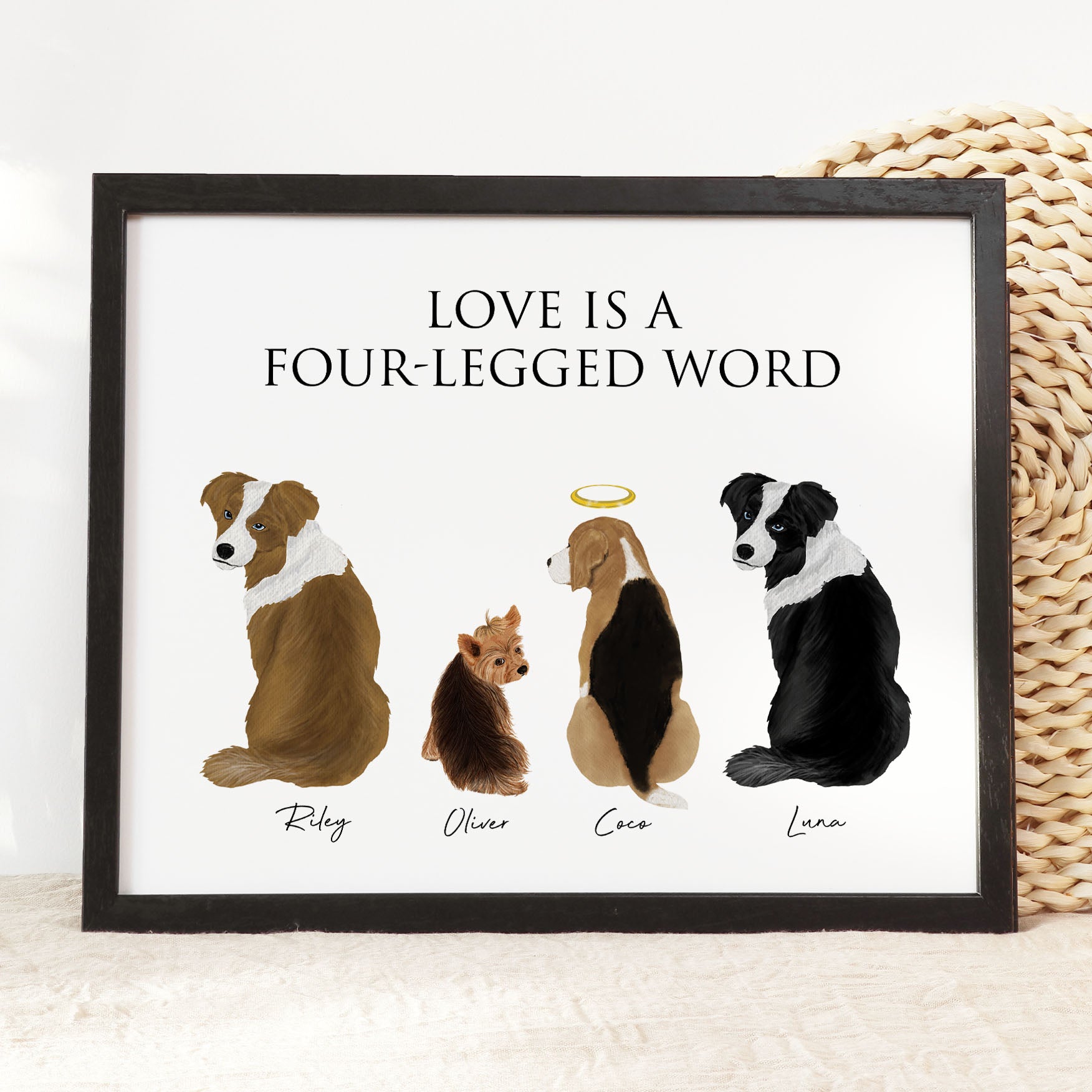 Custom Pet Portrait Wall Art
