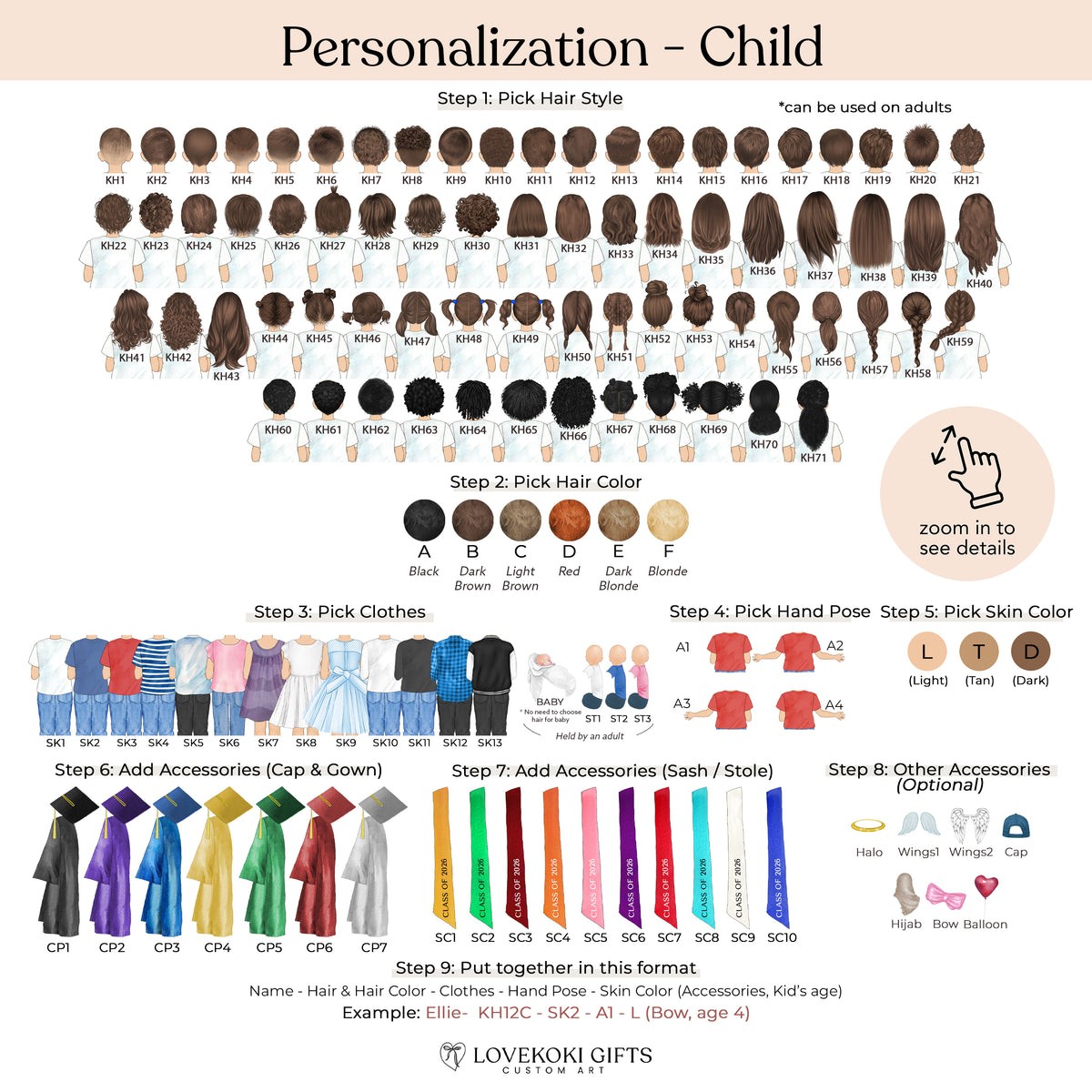 Custom Nurse Graduation Portrait with Parents | Nurse Gift