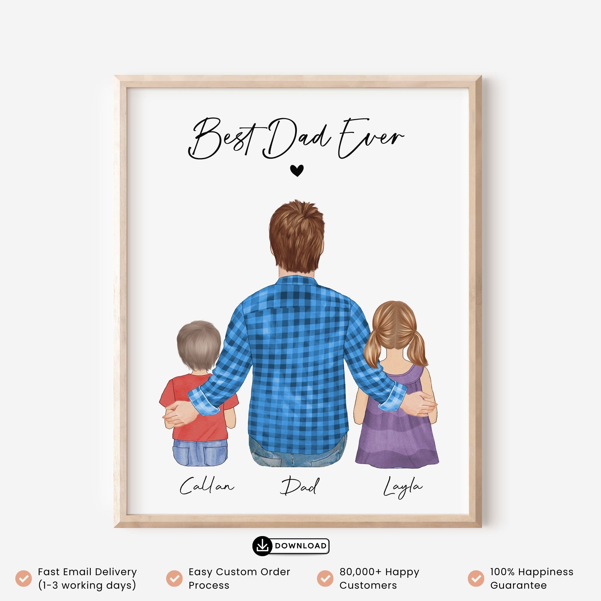 Personalized Art Gifts for Dad