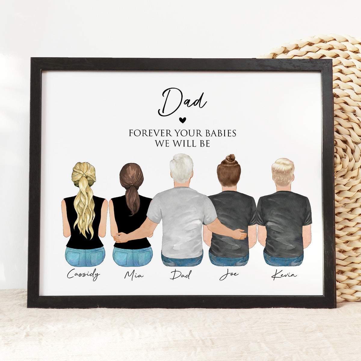 'Our Dad Forever' Family Portrait