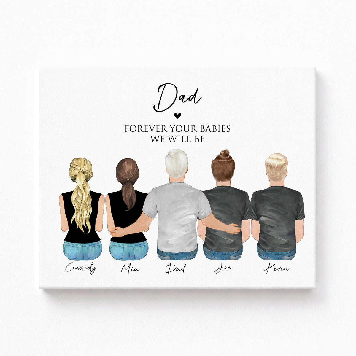 'Our Dad Forever' Family Portrait