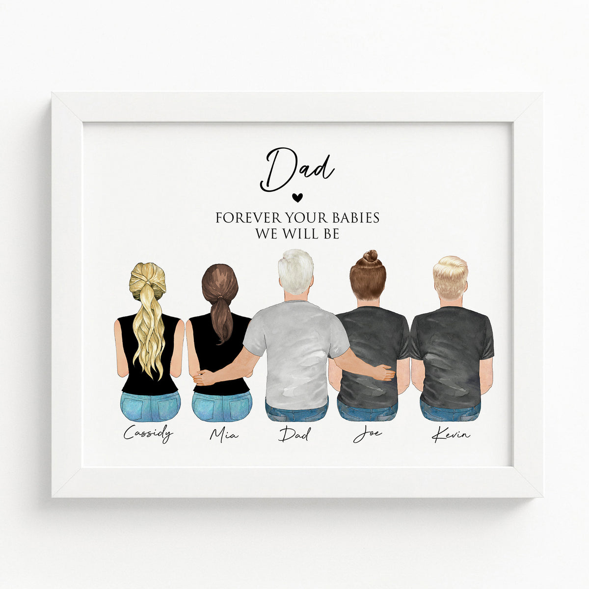 'Our Dad Forever' Family Portrait