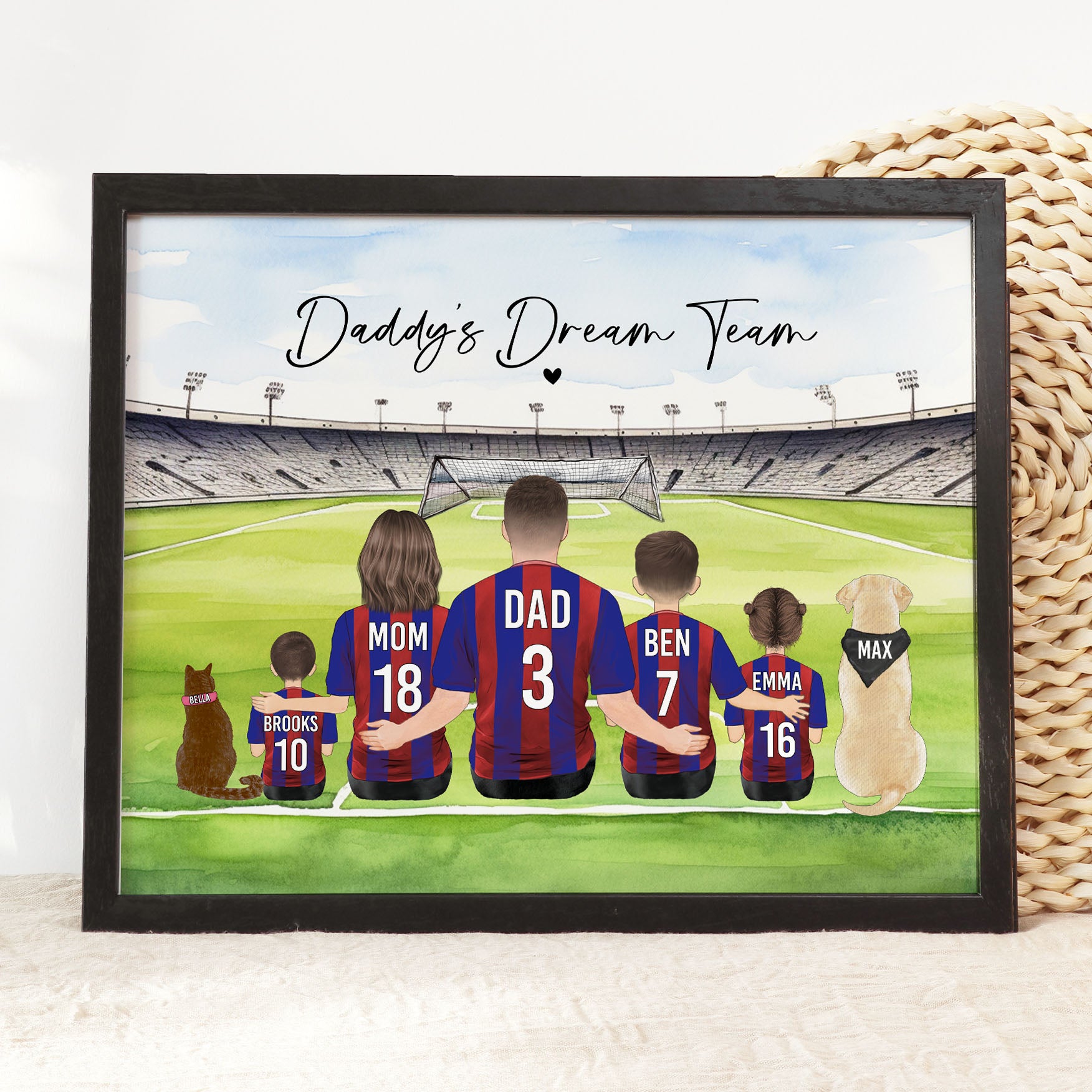 Soccer Family Portrait