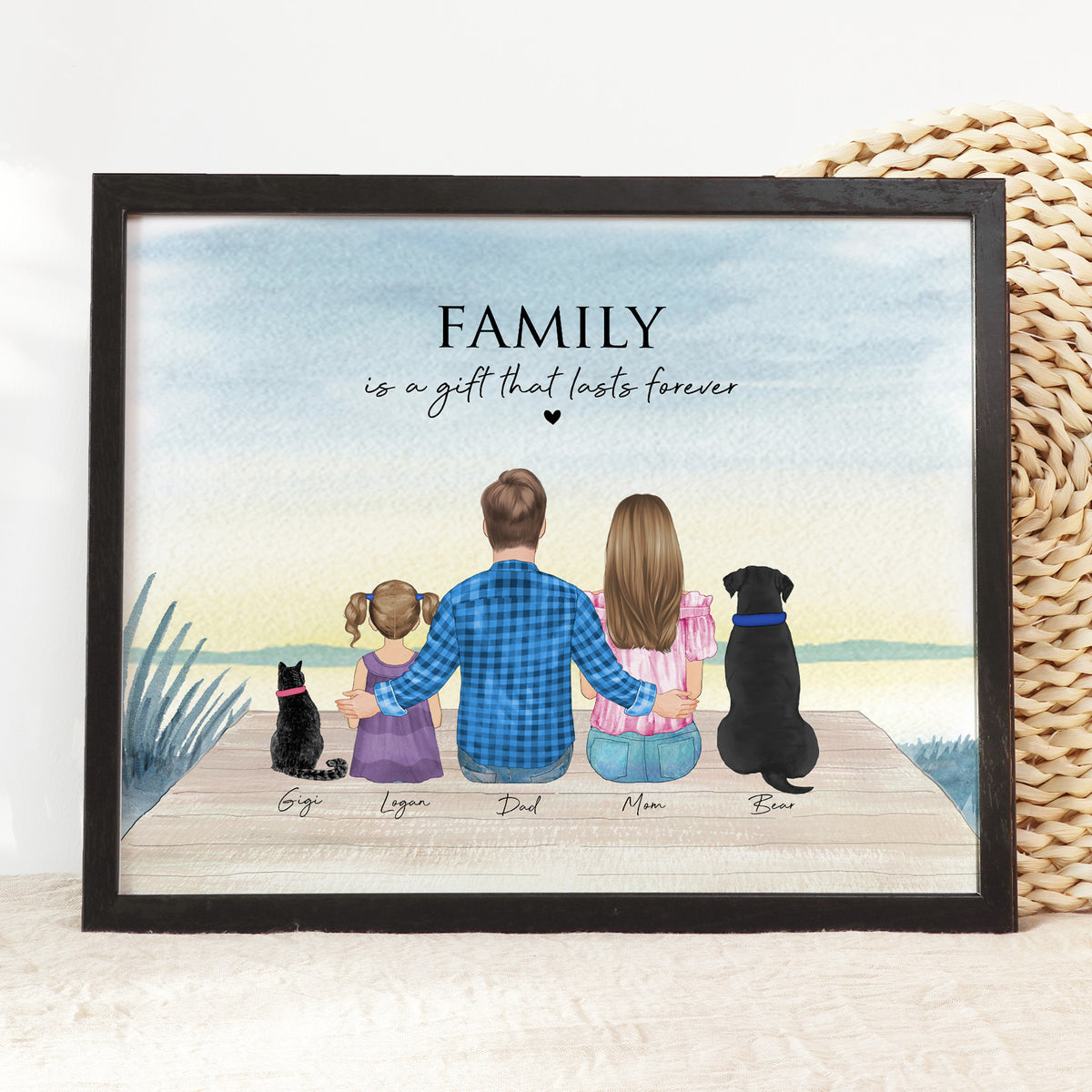 Custom Family Lake Portrait