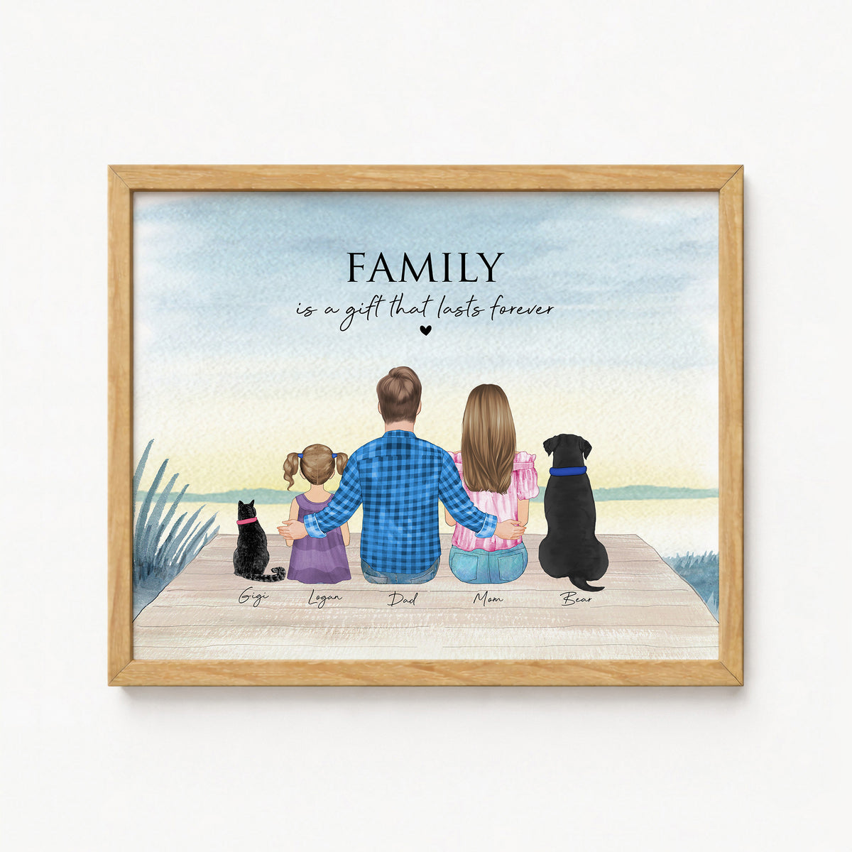 Custom Family Lake Portrait
