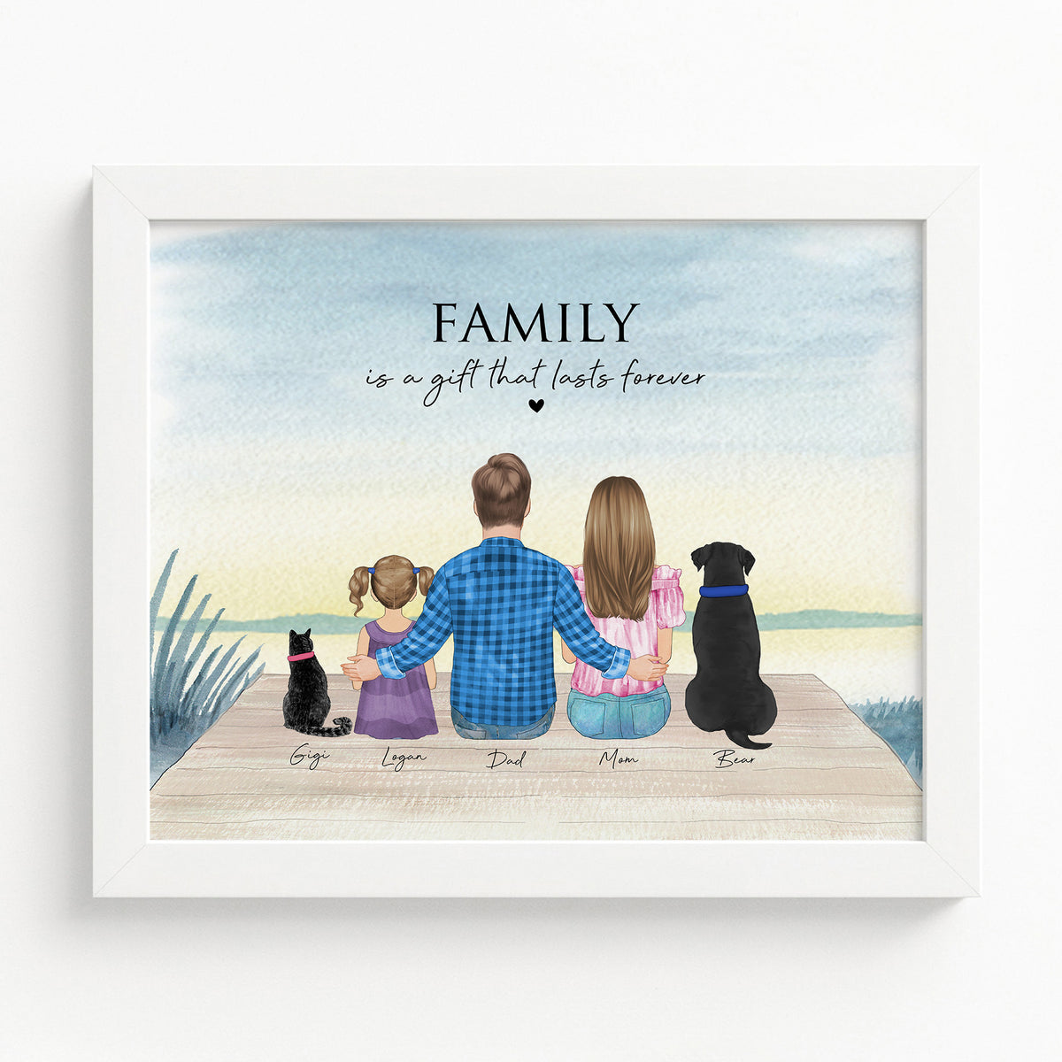 Custom Family Lake Portrait
