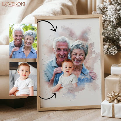 Custom Family Portrait from Photos