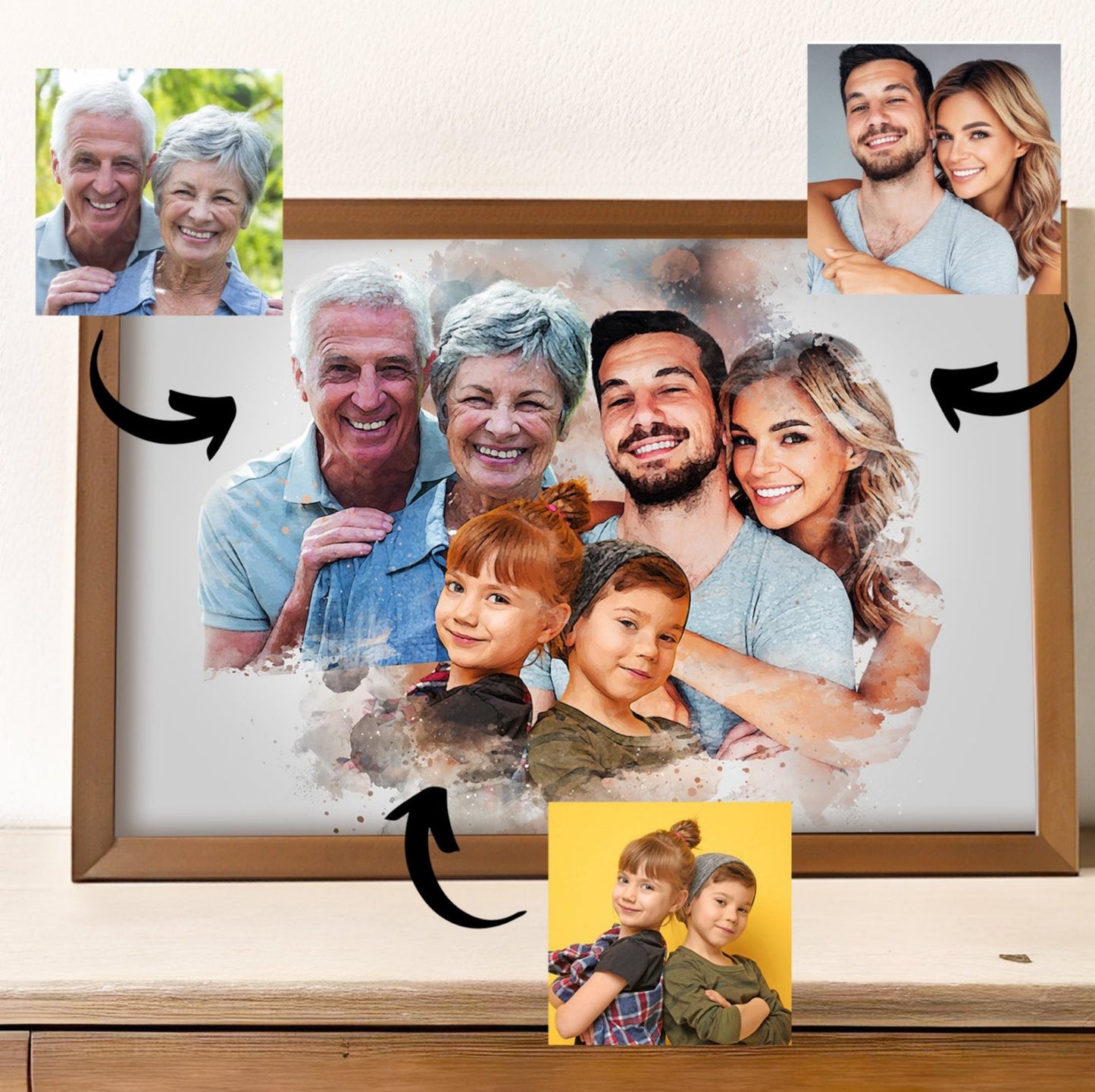 Custom Family Portrait from Photos