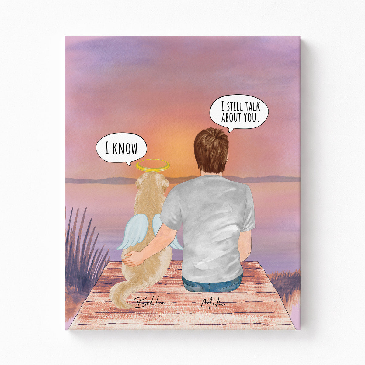 'I Still Talk About You' Dog Memorial | Gift for Dog Dad