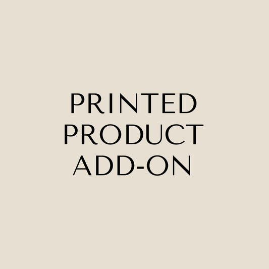 Printed Product Add-On