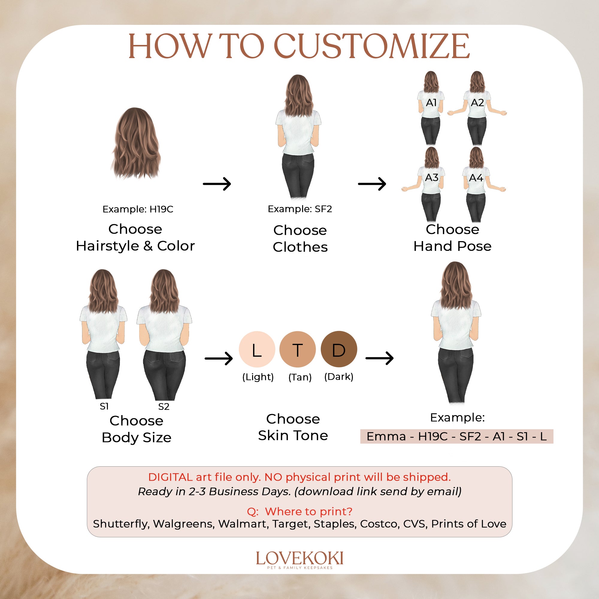 how to customize a woman's hair color