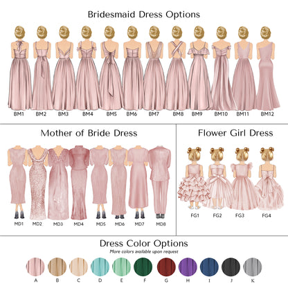 the different types of bridesmaid dresses