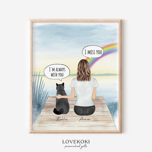 "I Still Miss You" Dog Memorial Wall Art Print