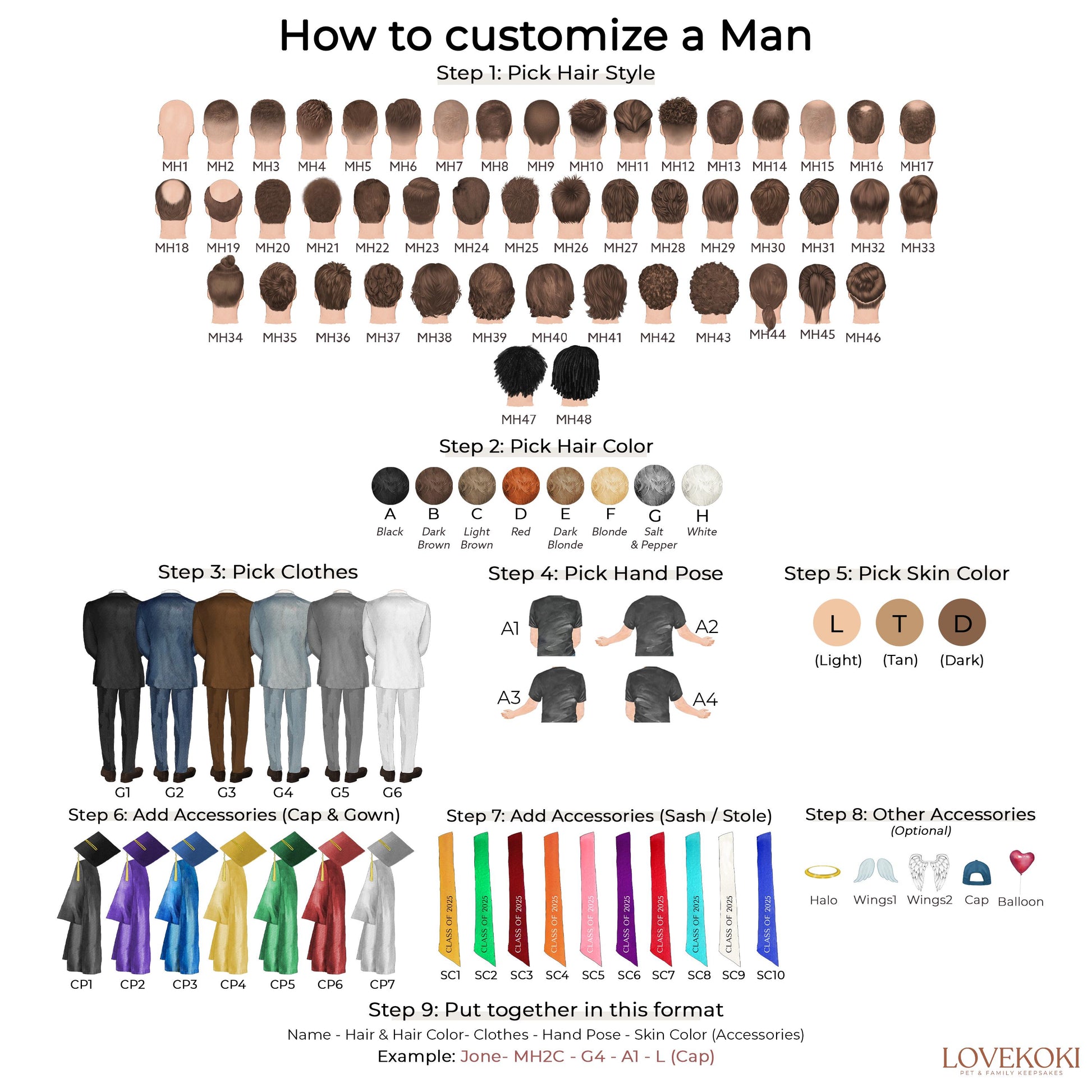 Brother Graduation Print Gifts, Big Brother Gift from sister, Custom Digital Portrait Poster, High School, College Graduation 2023 Gift