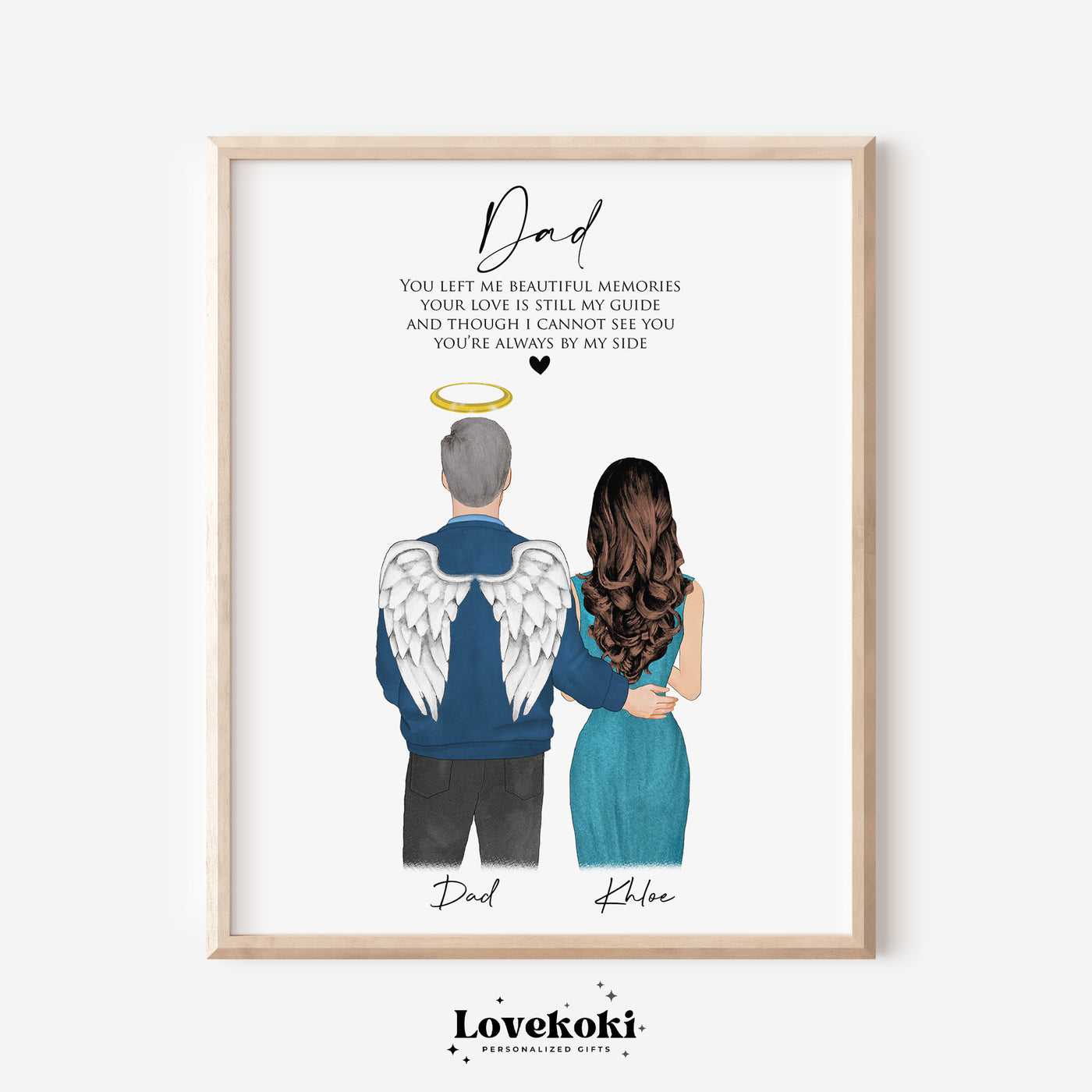 Loss of Father Gift, In Loving Memory, Dad Memorial Grief Gift, Sympathy Remembrance Gift, Bereavement Gift, Memorial Gift, Condolence Gift